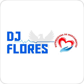 logo DISTRIBUIDORA DE MEDICAMENTOS DJ FLORES