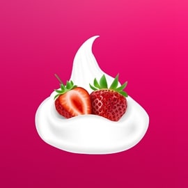 logo FRESAS CON CREMA EL GORDITO