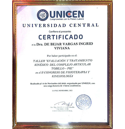 Certifacdo de Unicen