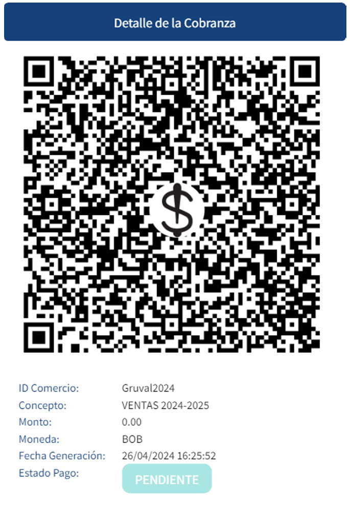 Qr de pago