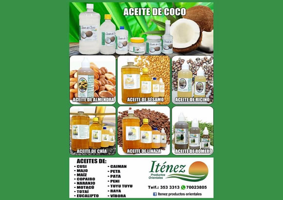 ITENEZ PRODUCTOS ORIENTALES boliviaentusmanos